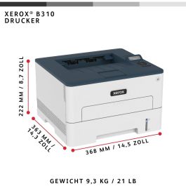 Xerox B310 Impresora Láser Monocromo A4, 40 ppm, LAN/WLAN