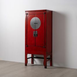 Armario Rojo Madera-Mdf 83,50 X 45 X 195 cm