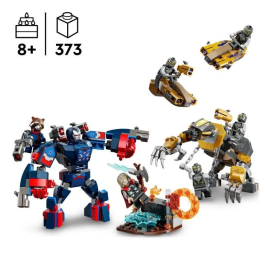 Lego Marvel 76322 Vengadores Thor vs. Chitauri - Juguete para Niños a partir de 8 años