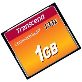 Transcend Tarjeta de Memoria CompactFlash 1GB MLC 133x 50MB/s Lectura 20MB/s Escritura
