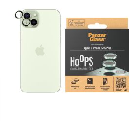 PanzerGlass Hoops Protector Cámara iPhone 15 y 15 Plus Verde