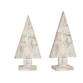 Árbol de Navidad de Madera Krist+ 41.5 cm Alto, Blanco/Natural (12 Unidades) Precio: 103.7900006. SKU: B1GBMDWCNX
