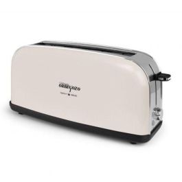 Orbegozo TOV 6210 Tostadora Vintage 850W Ranura Larga 35mm Beige Acero Inox. Descongelar 6 Niveles con Bandeja Recogemigas Precio: 39.49999988. SKU: B1D9DHGD53