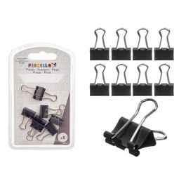 Set 8 Pinzas Clip Negro Peq Pincello 7X12CM (24 Unidades) Precio: 14.49999991. SKU: B18PW59K3K
