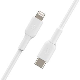 Belkin BOOST CHARGE Cable Lightning a USB-C, 2m, Blanco