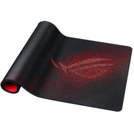 ASUS ROG Sheath Alfombrilla de Ratón Gaming, Grande (900x440mm), Tela y Caucho Antideslizante, Diseño Cómodo, Negro/Rojo
