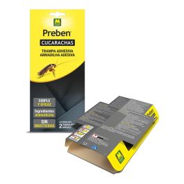 Massó Trampa adhesiva para cucarachas 2 uds - Preben 231608, uso doméstico interior/exterior