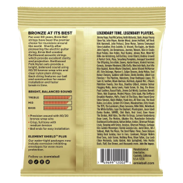 ERNIEBALL Juego Acústica Earthwood 80/20 Bronze Medium 13-56