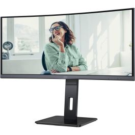 AOC Monitor CU34P3CV 86.0cm (34") UltraWide Quad HD VA Curvo 3440 x 1440