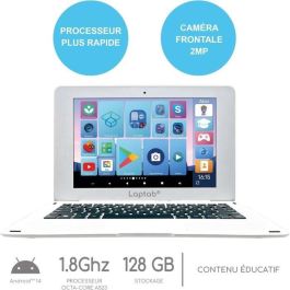 Lexibook LEXLT11FR Portátil LAPTAB con pantalla táctil para niños 7+ años