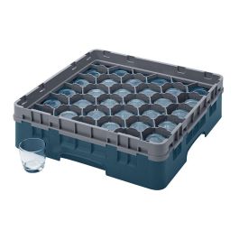 CAMBRO - 30S318-414 - Cesta de lavado 30 comp. 1 altura - 7,84 cm Ø máx. - alt. máx. 9,4 cm - 50 x 50 x 14,3 cm - Cerceta Precio: 46.49999992. SKU: B1GSFL2PMC