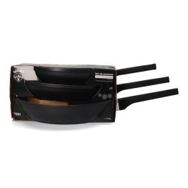 Gourmet Kitchen Set 3 sartenes antiadherentes Professional line Ø20/Ø24/Ø28 cm, para inducción, vitrocerámica, gas y eléctrica