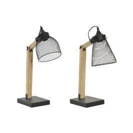 DKD Home Decor Lámpara Sobremesa Vintage Negro Natural 14 x 50 x 30 cm (4 Unidades) Precio: 77.50000027. SKU: B1FZ5A4VCS