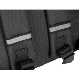 Antartik Mochila 2 asas y bolsillos exteriores negro 300x115x390 mm