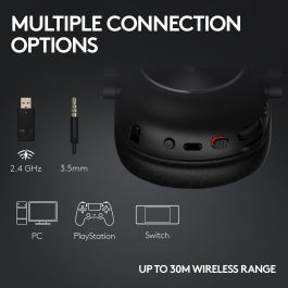 Logitech PRO X 2 LIGHTSPEED WRLS Auriculares Inalámbricos Gaming Rosa 20-20000 Hz