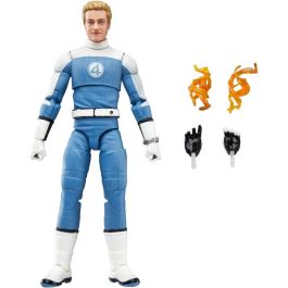 HASBRO Figura Los 4 Fantásticos Johnny Storm (Antorcha Humana) Articulada 15cm con Efecto de Fuego y Accesorios