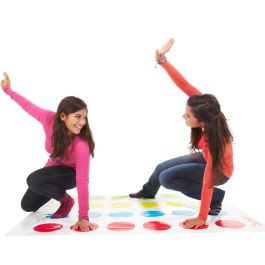 Hasbro Gaming 98831 Twister - Juego de Equilibrio y Coordinación Infantil con Alfombra Gigante 140x140 cm Impermeable y Fácil Limpieza, +6 Años