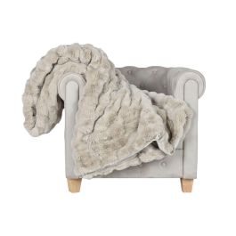 Manta Urban DKD Home Decor Beige 240 x 1 x 220 cm