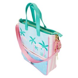 Loungefly Bolso tote Minnie Disney Vacation Style con monedero y bandolera, piel vegana, 27.5x32.5x10cm