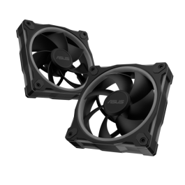 Asus MR120 Fan ARGB Black 3in1 Ventilador para Carcasa de Ordenador, 12 cm, Negro