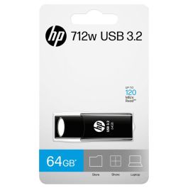 Memoria USB HP 712w Negro 64 GB