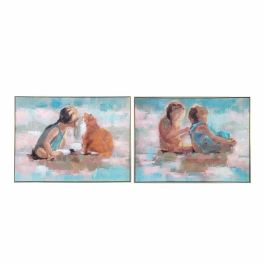 Cuadro Shabby DKD Home Decor Multicolor 3.5 x 60 x 80 cm (2 Unidades) Precio: 56.89000009. SKU: S3038955