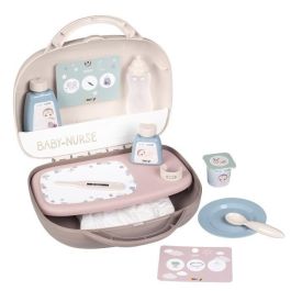 Smoby Baby Nurse Tocador Maleta Portátil con 13 Accesorios de Cuidado para Muñecas: Biberón, Pañal y Termómetro Incluidos Smoby Baby Nurse Tocador Maleta Portátil con 13 Accesorios de Cuidado para Muñecas: Biberón, Pañal y Termómetro Incluidos