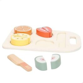 Color Baby Tabla de Fruta con Verdura Madera incluye 10 Piezas 22x25x15 cm Modelos Surtidos