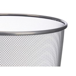 Papelera Rejilla Plata 29.5 cm Pincello - Metal (12 Unidades) Papelera Rejilla Plata 29.5 cm Pincello - Metal (12 Unidades)