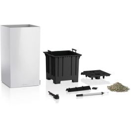 Lechuza LEC4008789137708 Macetero Canto Premium Column 40 con kit LED completo, blanco brillo Lechuza LEC4008789137708 Macetero Canto Premium Column 40 con kit LED completo, blanco brillo