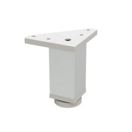 HERRAJES ALK Pata para Mueble con Nivelador Laos C40 de Aluminio Mate H200mm (Set de 2) para Cocina/Baño/Oficina