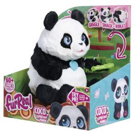 furReal Coco El Panda Acrobático Interactivo que Da Vueltas, Peluche con Más de 60 Sonidos y Movimientos, +4 años