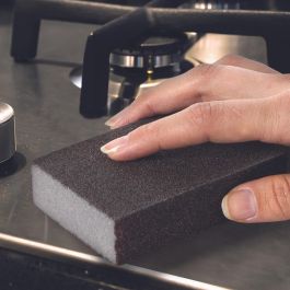 Je cherche une Idee Juego 2 Estropajos Mágicos Acero Inoxidable Antirayaduras Limpieza Ollas Sartenes