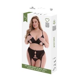 Conjunto de Lencería Baci Lingerie Peek-A-Boo Bra Negro (Queen) Precio: 53.95000017. SKU: B1D7DT475Z