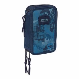 Safta Plumier Triple 37 Piezas "New Edition" 12,5x19,5x5,5 cm para Niños +3 Años