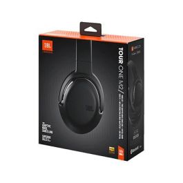 JBL Auriculares Diadema Inalámbricos TOUR ONE M2 - Bluetooth 5.3 con Cancelación Activa de Ruido (ANC), Hasta 50h Batería, Micrófono con Cancelación de Ruido, Negro