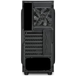Sharkoon VG6-W RGB Semitorre ATX Gaming Negra, 3 Ventiladores LED RGB 120mm Preinstalados, Ventana Acrílica Frontal y Lateral