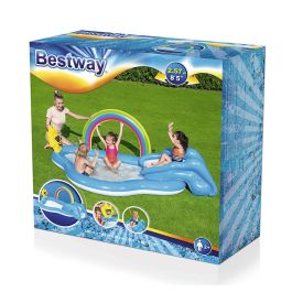 Bestway Piscina Hinchable Parque de Juegos Arcoiris 257x145x91 cm +2 Años Jardin 53092