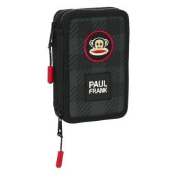Estuche Escolar con Accesorios Paul Frank Campers Negro 12.5 x 19.5 x 4 cm (28 piezas) Precio: 12.50000059. SKU: S4307890