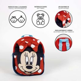 Mochila guarderia de peluche minnie 18.0 x 22.0 x 8.0 cm