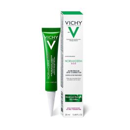 Vichy B227466/1 NORMADERM SOS Pasta Anti-Imperfecciones Azufre para Acné Puntos Negros Hipoalergénico Piel Acneica Noche 20 ml