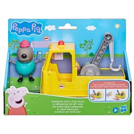 Hasbro Peppa Pig Remolque Del Abuelo Dog F9519 Camión Grúa con Figura Juguete para Niños +3 años