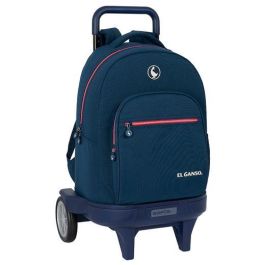 Mochila Escolar con Ruedas El Ganso Classic Azul marino 33 X 45 X 22 cm Precio: 39.49999988. SKU: B1E8TVN6KL