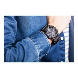 G-Shock GA1001A2ER Reloj de Hombre Cronógrafo de Cuarzo Analógico-Digital con Dial y Brazalete de Resina Negros 20 ATM G-Shock GA1001A2ER Reloj de Hombre Cronógrafo de Cuarzo Analógico-Digital con Dial y Brazalete de Resina Negros 20 ATM