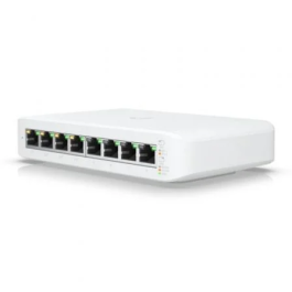 Ubiquiti USW-Lite-8-PoE Switch Gestionado Capa 2, 8 x RJ45, 4 x 802.3at PoE+, Gigabit Ethernet