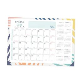 Planning Mensual Liderpapel Joven 2025 44x32 cm Con Pegatinas Lomo Engomado Papel 128 gr