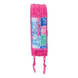 Safta Plumier Escolar Triple Cremallera 37 Piezas Barbie 195x125x55 mm