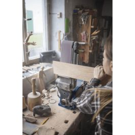 Scheppach BTS800 Lijadora de banda y disco Ø 150 mm 370 W Motor Inducción Silencioso con Mesa Inclinable 45°