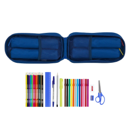 Plumier Mochila BlackFit8 M747 Azul oscuro 12 x 23 x 5 cm (33 Piezas)