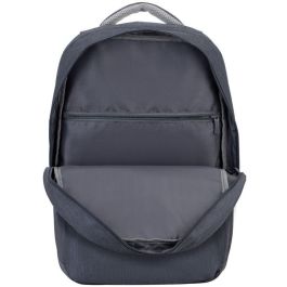 Rivacase 7567 Mochila Portátil 17.3 Pulgadas Prater - Protección Antirrobo, Carga USB, Gris Oscuro